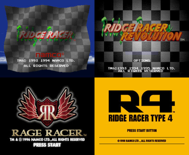 Ridge Racer series PlayStation