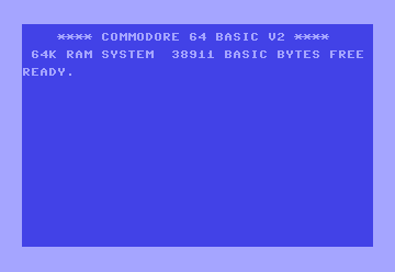 Commodore 64 - startup