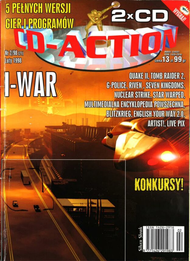 CD-Action #21 (02/1998) - okładka