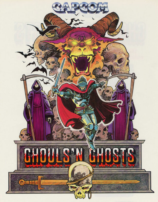 Ghouls 'n Ghosts - arcade flyer