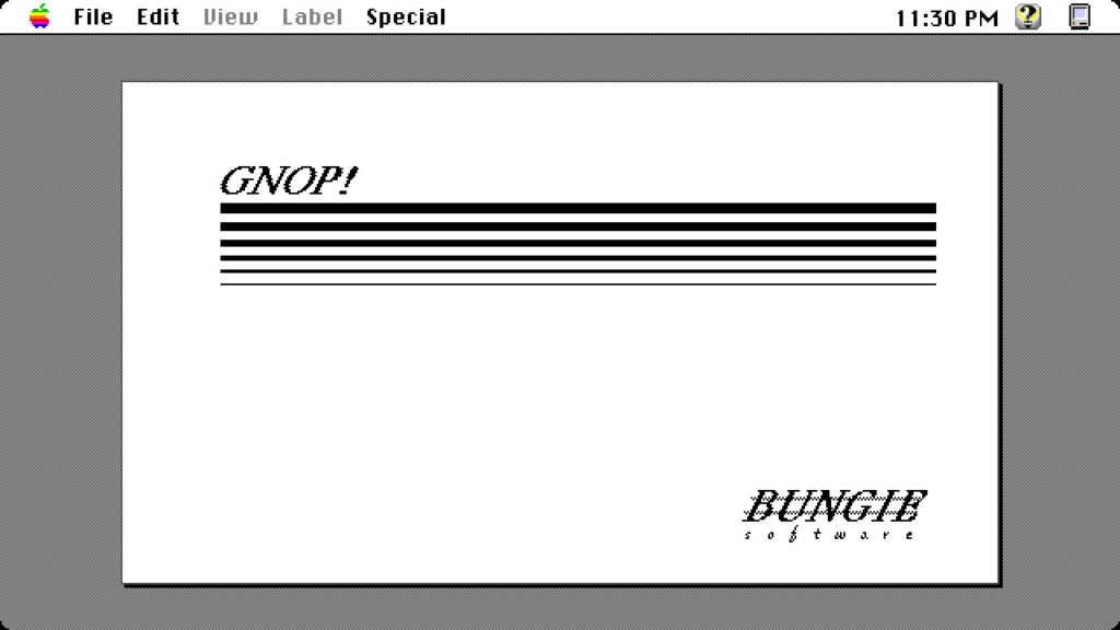 Bungie #01 - Gnop!